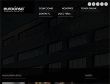 Tablet Screenshot of eurocinsa.es